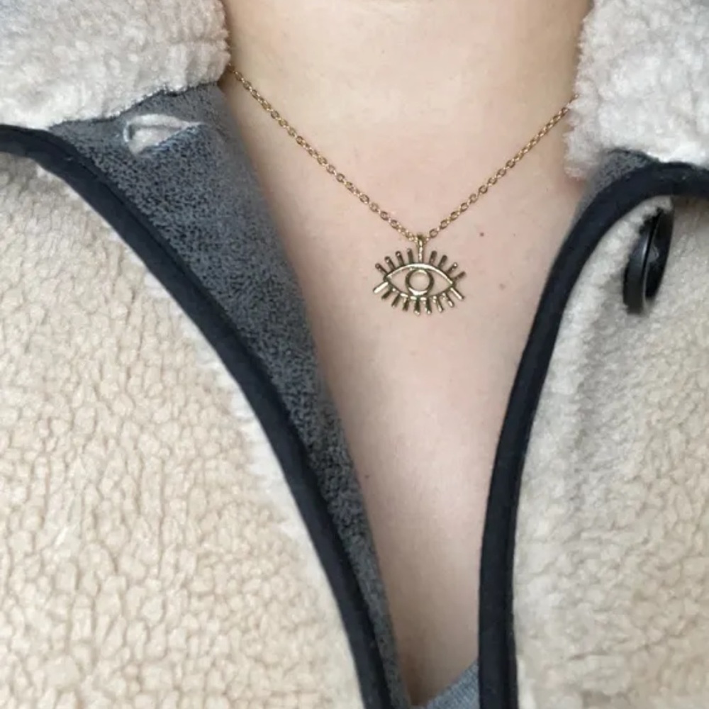 Evil Eye Gold Necklace